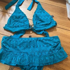 Teal swimsuit